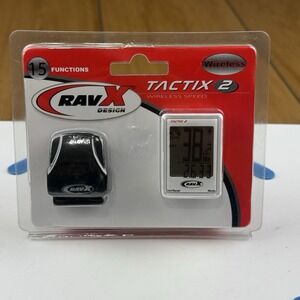 RavX Tactix 2 /15 Function Wireless Cycling Computer /Speed, LCD/ Black
